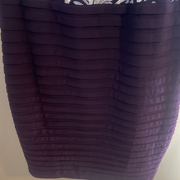 BNWT Scarlett Purple/Silver Stunning Dress Size 16W - Picture 4 of 6